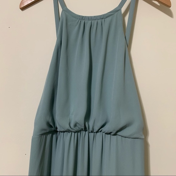NWT Show Me Your Mumu Amanda Maxi Dress in Silver Sage Crisp sz XXL - Picture 5 of 5